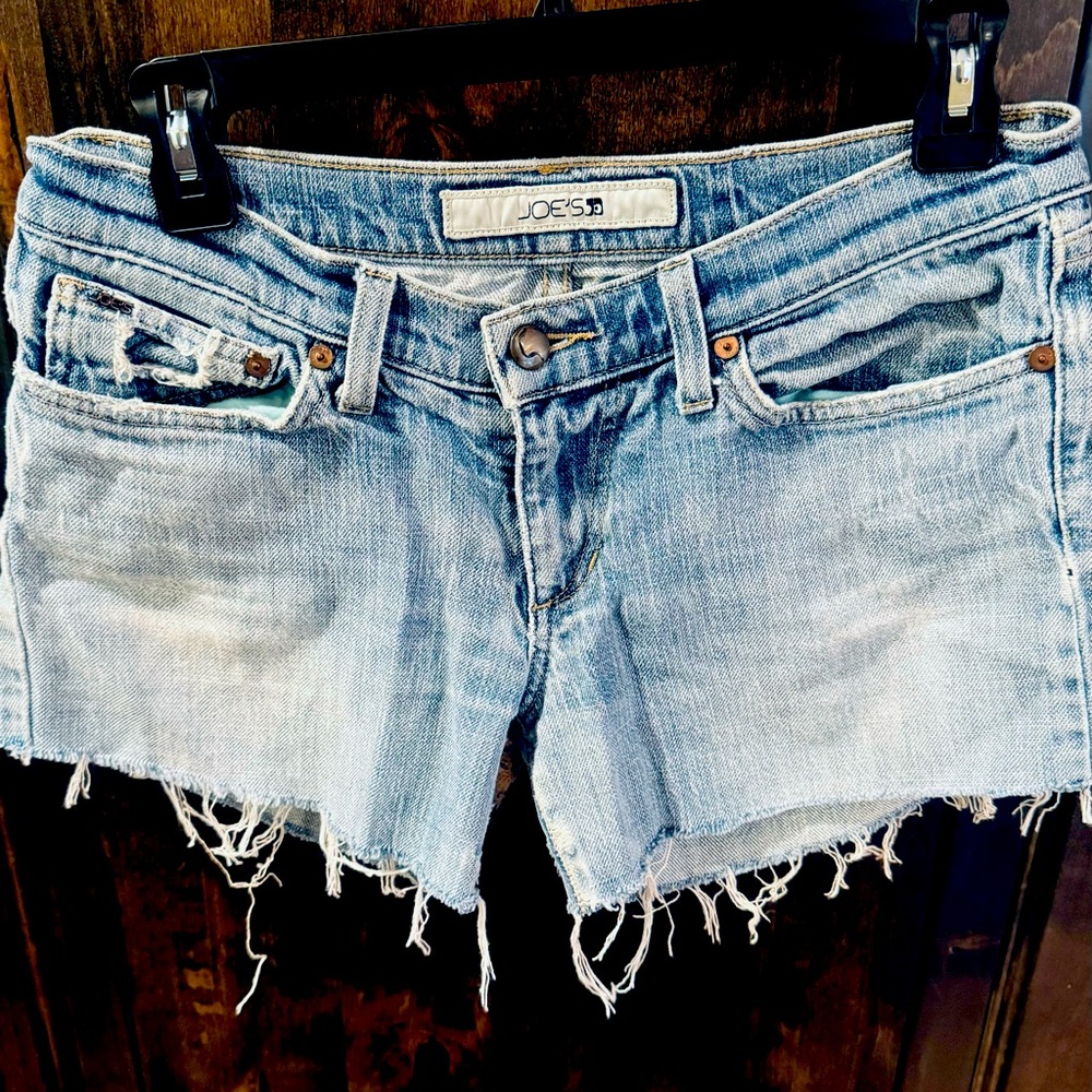 JOE’S JEANS denim cut-off shorts